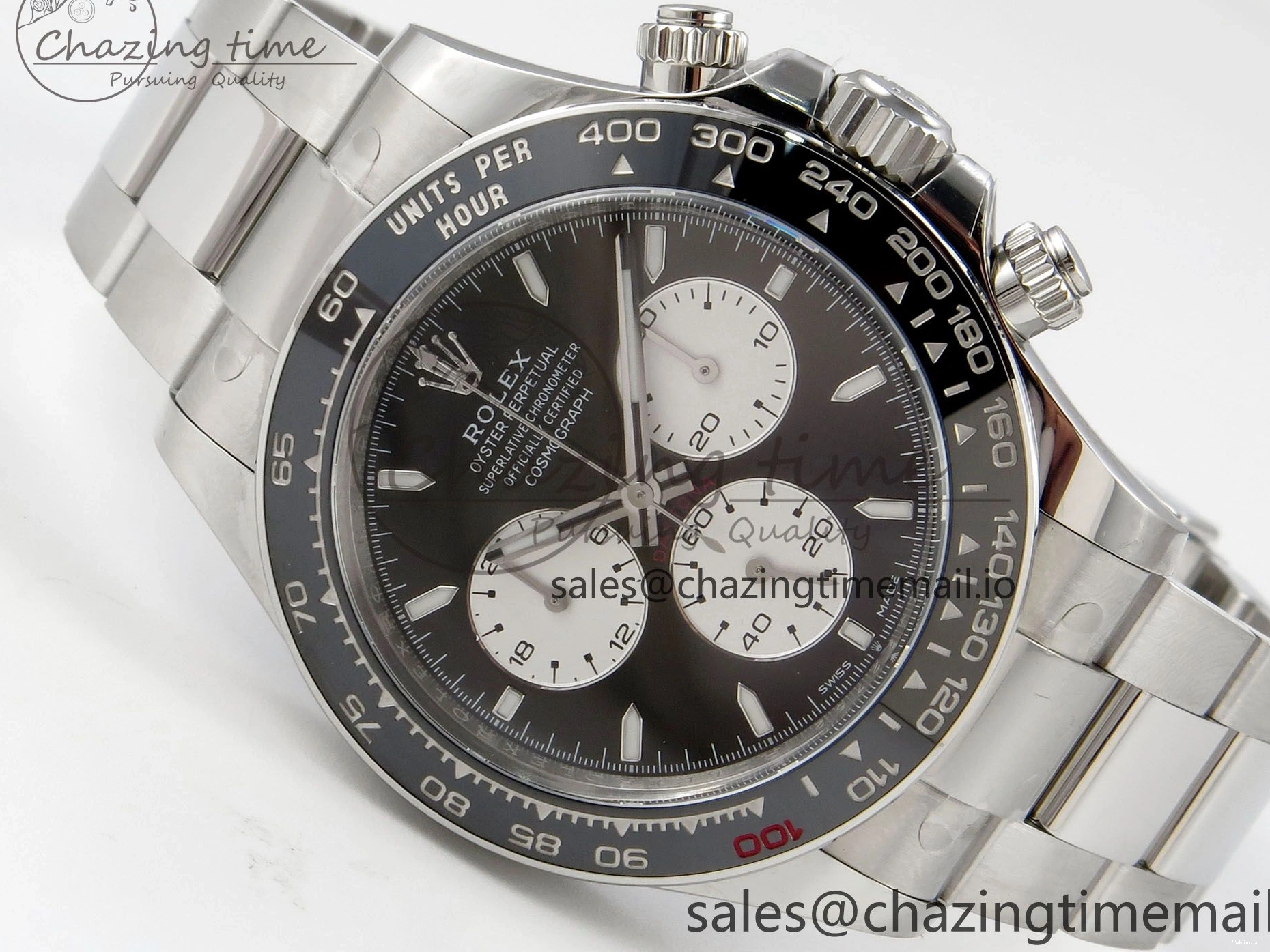 Dial 1:1 Daytona Bracelet Custom on Edition SS PPM4132 904L Le 126529 Modded Best  White Mans CLEAN Custom 0119